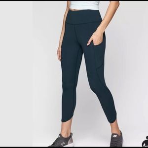 Athleta black Up For Anything All In Capri workout leggings. Size S